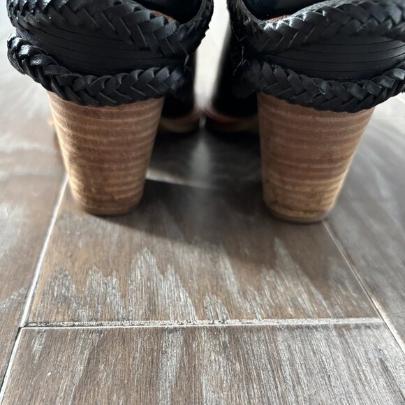 Dolce Vita DV8 Women's Size 8 Black Heeled Western Style Mules - Picture 6 of 7